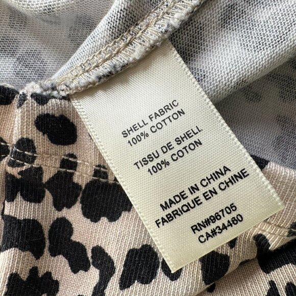 LA Vie Rebecca Taylor Womens Small Dress Animal Print High Neck Mini Tan Black - Picture 7 of 8